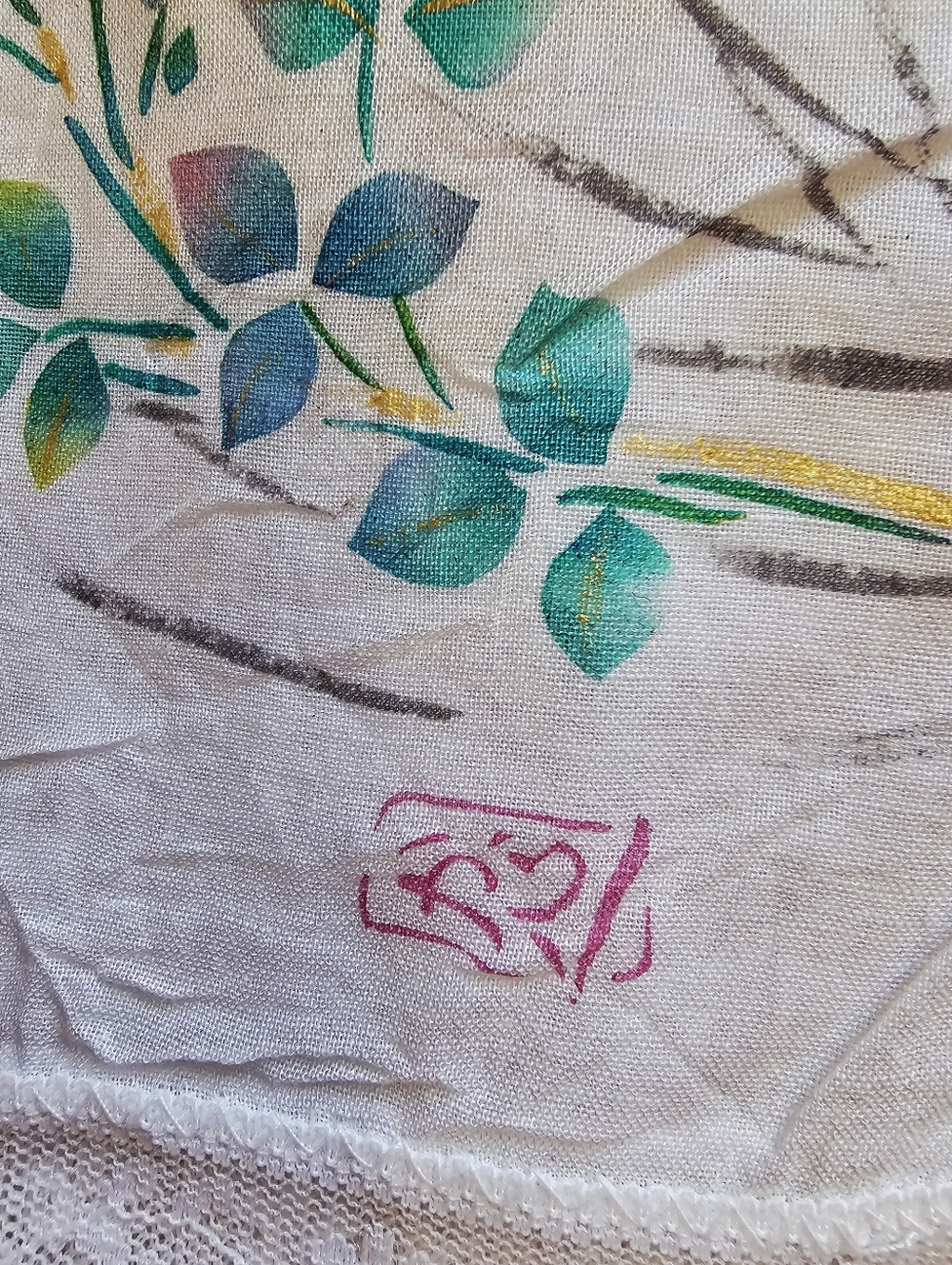 Japanese Vintage Lace Scarves/Hankies Bundle - Picture 3 of 8